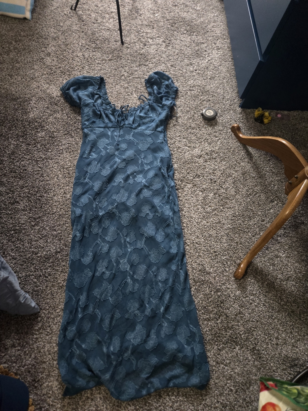 Urban Outfitters Teal and Navy Stretch Top - Picture 8 of 15